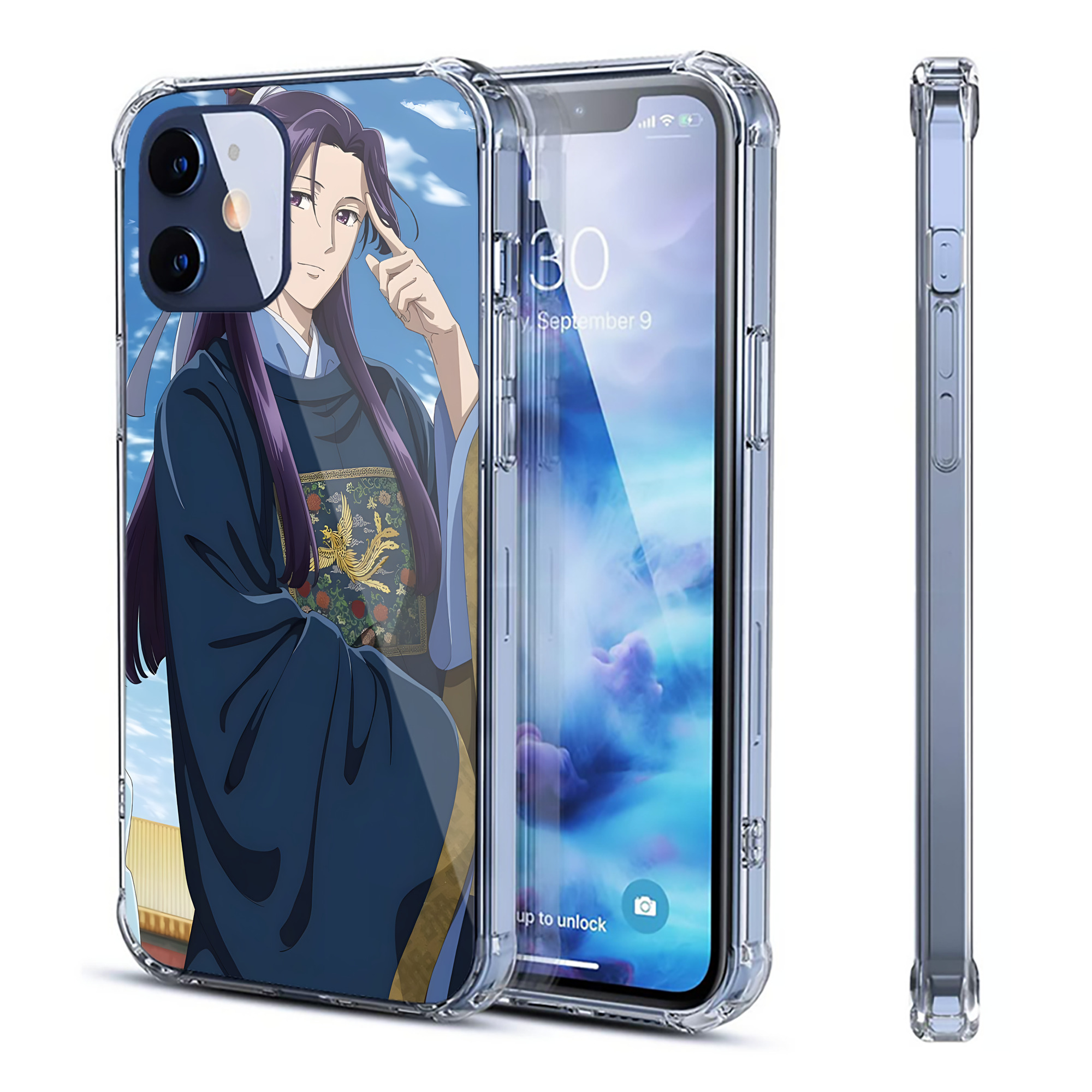 （画像用） 薬屋のひとりごと The Apothecary Diaries 【iPhone 12シリーズ対応】透明スマホケース（クリアソフトケース）